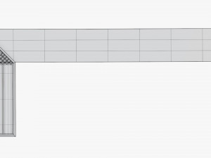 L-shape carpenter ruler 3D 模型
