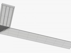 L-shape carpenter ruler 3D 模型