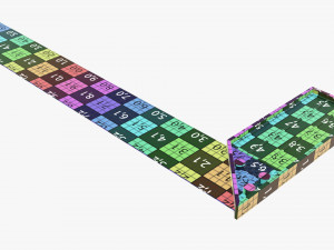 L-shape carpenter ruler 3D 模型