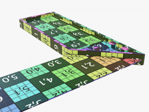 L-shape carpenter ruler 3D 模型