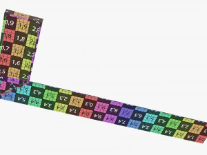 L-shape carpenter ruler 3D Model