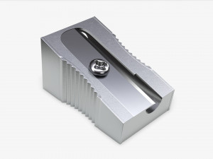 Metal pencil sharpener 3D Model