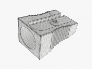 Metal pencil sharpener Modelo 3D
