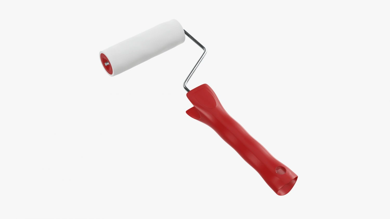 Paint roller 02 3D Model .c4d .max .obj .3ds .fbx .stl .blend