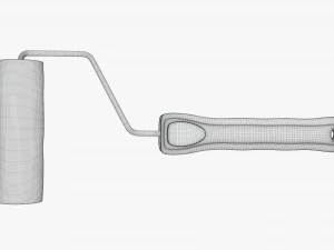 Paint roller 02 3D Model