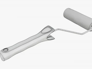 Paint roller 02 3D Model