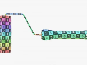 Paint roller 02 3D Model