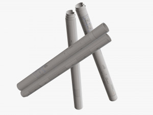 Paper scrolls 01 Modello 3D