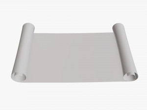 Paper scrolls 02 Modelo 3D