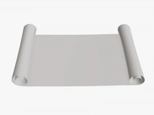 Gulungan kertas 02 Model 3D