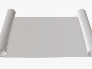 Paper scrolls 02 Model 3D