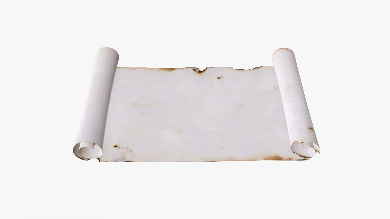 Paper scrolls 03 3D Model .c4d .max .obj .3ds .fbx .stl .blend 