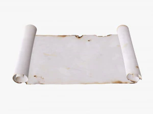 Papierrollen 03 3D Model