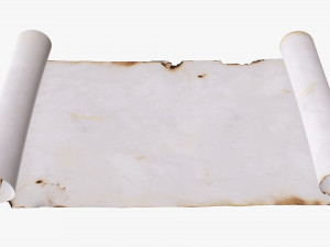 Paper scrolls 03 3D Model