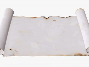 Paper scrolls 03 3D Model
