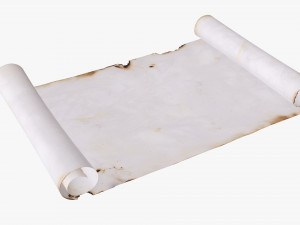 Paper scrolls 03 3D Model