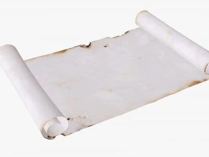 Paper scrolls 03 3D Model