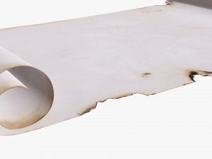Paper scrolls 03 3D Model