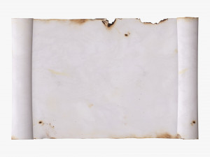 Paper scrolls 03 3D Model