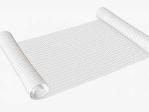 Paper scrolls 03 3D Model