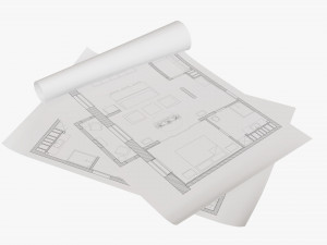 Paper sheets 01 Modelo 3D