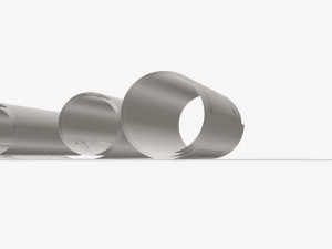 Paper sheets and scrolls 01 3D Model