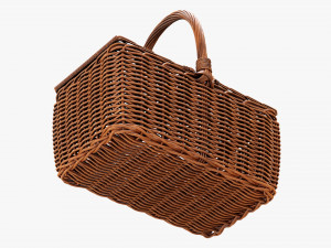 Picnic wicker basket Modelo 3D