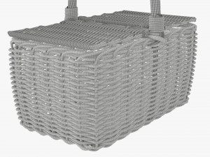 Picnic wicker basket Modelo 3D
