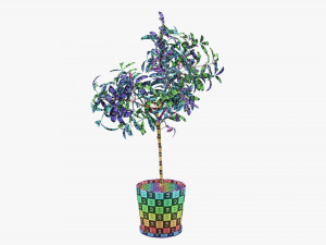 Potted decorative tree 3D Модель