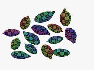 Pumpkin seeds 3D-Modell