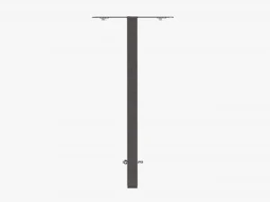 Punch bag wall bracket mount 3D Model