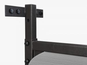 Punching bag with bracket Model 3D