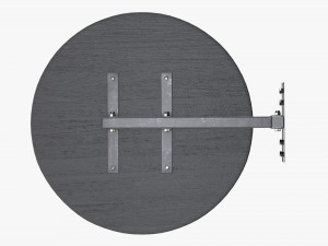 Punching bag with bracket Model 3D
