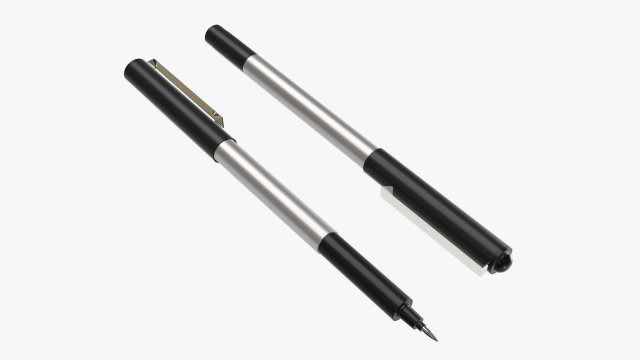 Roller ball pen Model 3D .c4d .max .obj .3ds .fbx .stl .blend 