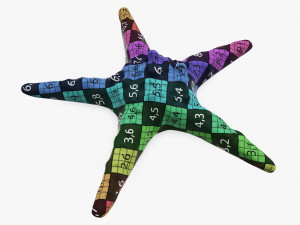Sea star on ground 3D Модель