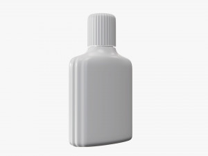 Small plastic bottle 01 Modelo 3D
