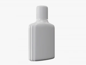 Маленькая пластиковая бутылка 01 3D Модель