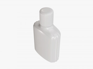 Small plastic bottle 01 Modelo 3D