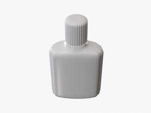 Small plastic bottle 01 Modelo 3D
