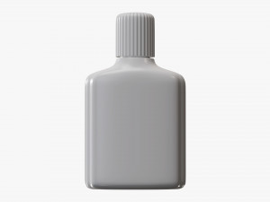 Small plastic bottle 01 Modelo 3D