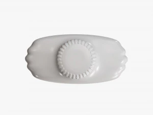 Small plastic bottle 01 3D Model