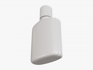 Small plastic bottle 01 Modelo 3D