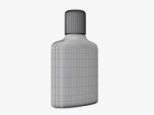 Small plastic bottle 01 3D Model