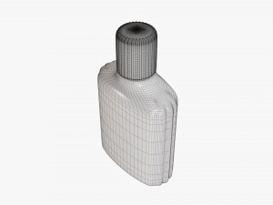 Small plastic bottle 01 Modelo 3D