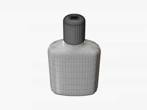Small plastic bottle 01 3D Model