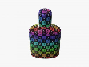 Small plastic bottle 01 Modelo 3D