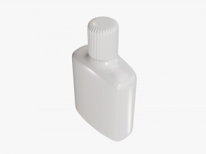 Small plastic bottle 02 3D Модель