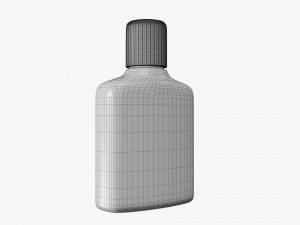 Small plastic bottle 02 3D Модель