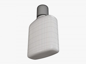 Small plastic bottle 02 3D Модель