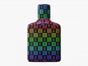 Small plastic bottle 02 3D Модель